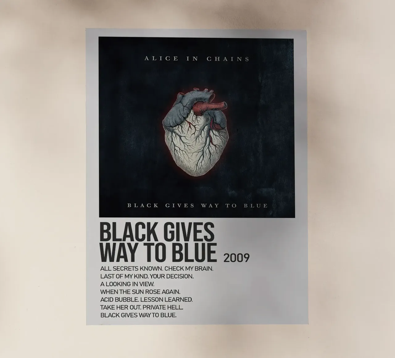 Alice In Chains Black Gives Way To Blue pellicola backlit da Roronoa7