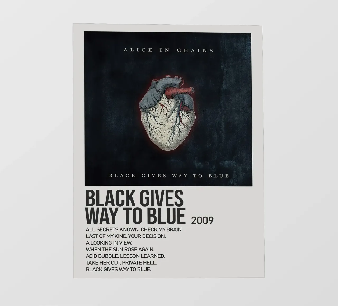 Alice In Chains Black Gives Way To Blue pellicola backlit da Roronoa7
