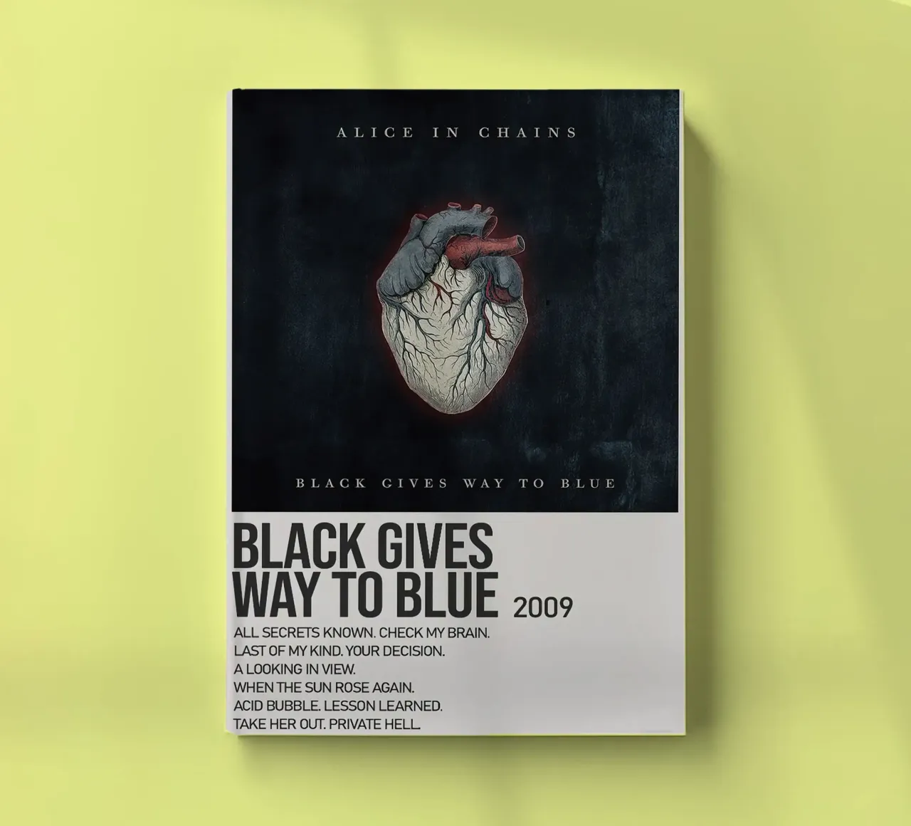 Alice In Chains Black Gives Way To Blue notebook by Roronoa7
