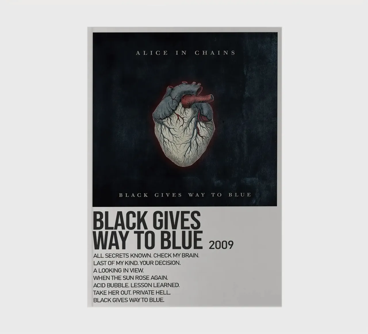 Alice In Chains Black Gives Way To Blue notebook by Roronoa7