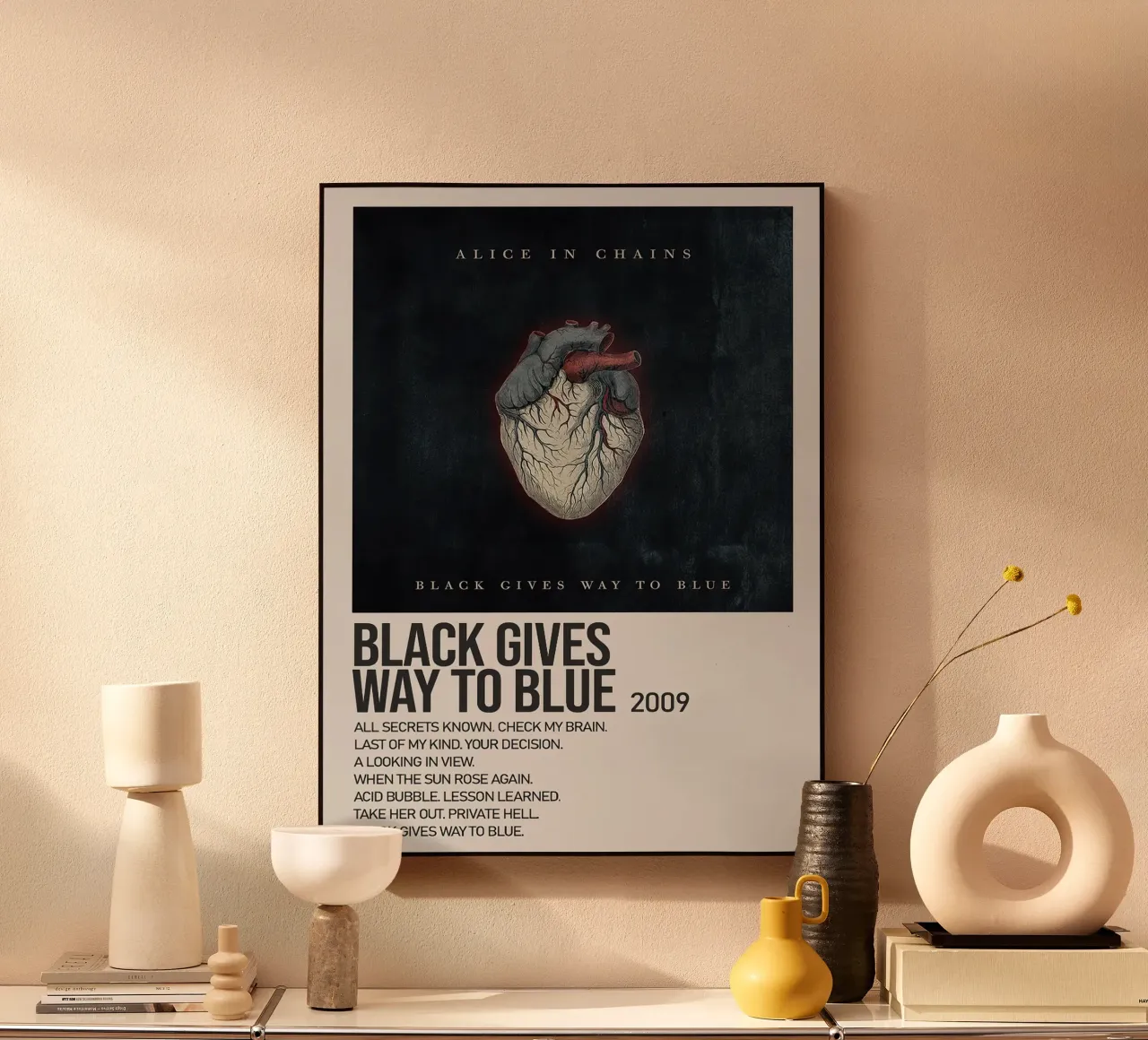 Alice In Chains Black Gives Way To Blue alluminio dibond da Roronoa7