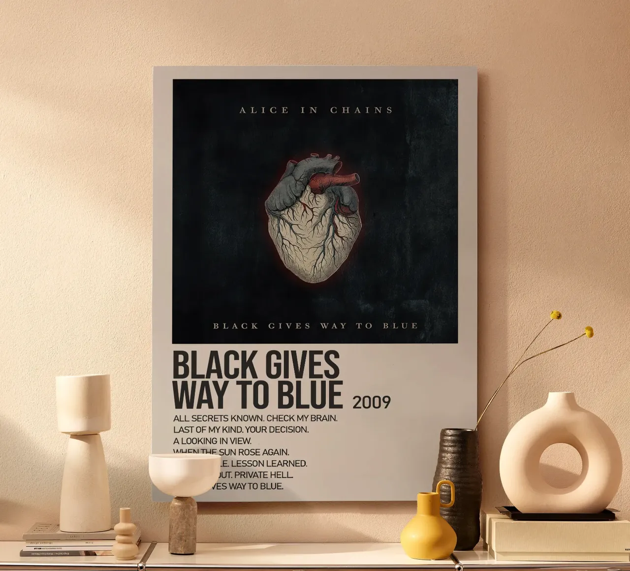 Alice In Chains Black Gives Way To Blue alluminio dibond da Roronoa7