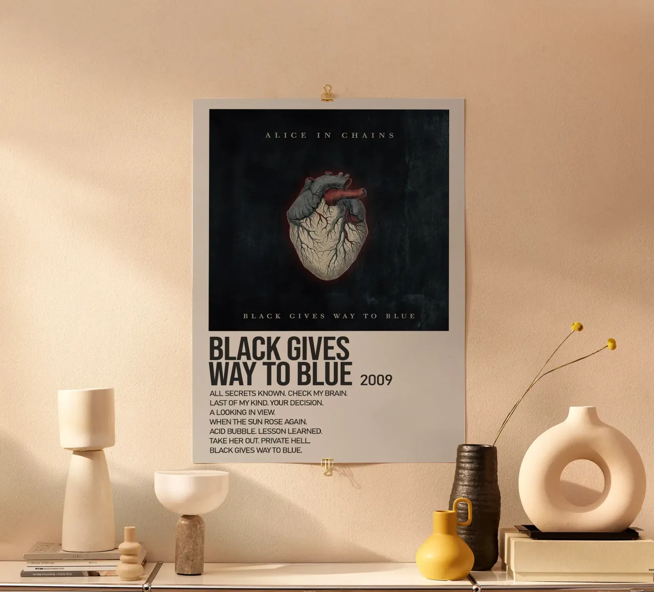 Alice In Chains Black Gives Way To Blue carta hahnemühle da Roronoa7