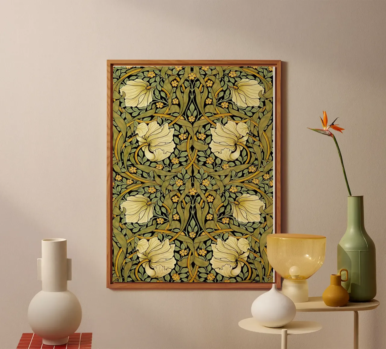 William Morris - Pimpernel alluminio dibond da William Store