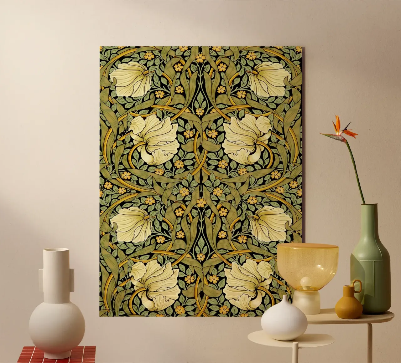 William Morris - Pimpernel alluminio dibond da William Store