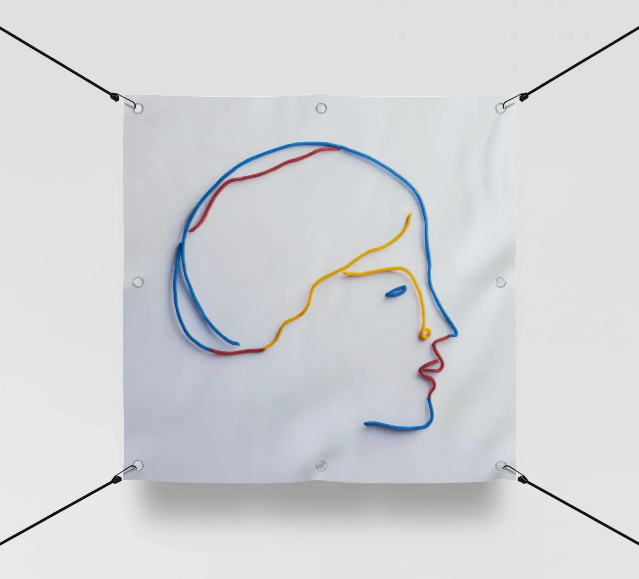 Profilo della linea scultorea telo in pvc da Katarsis Mann