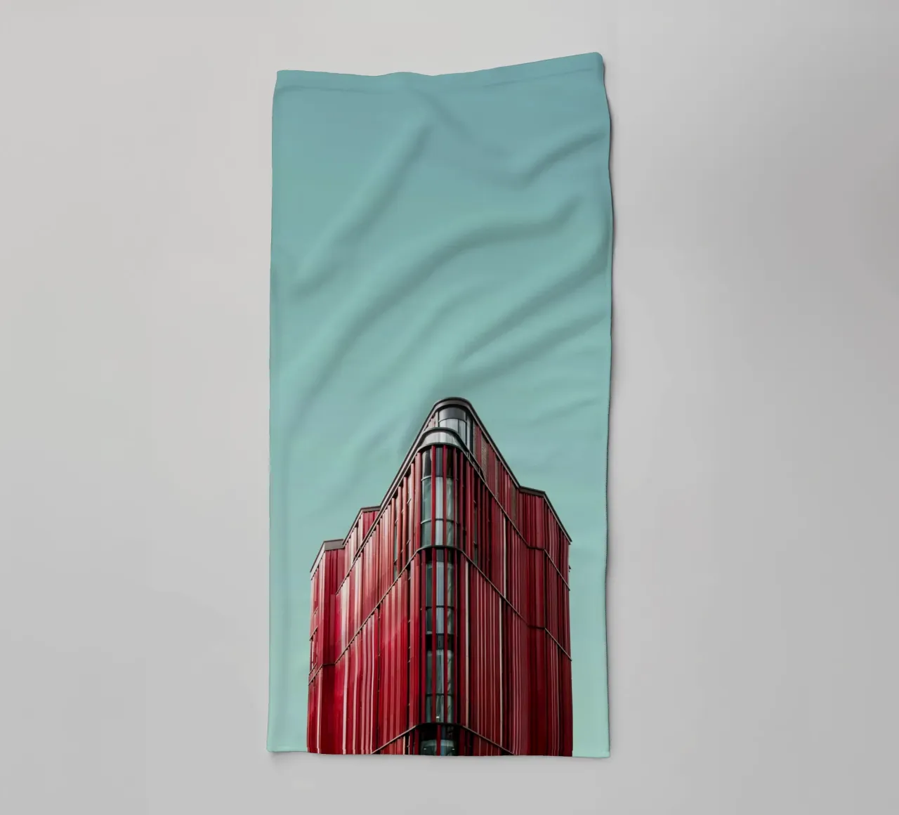 red tower triangle asciugamano da bagno da feny