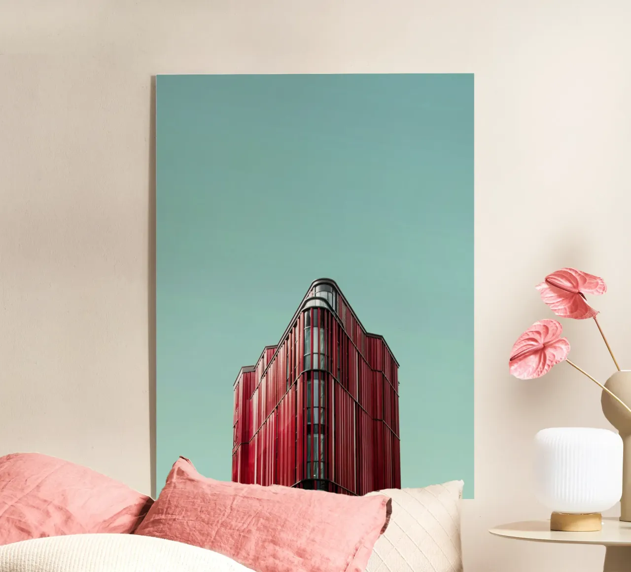red tower triangle metacrilato de feny