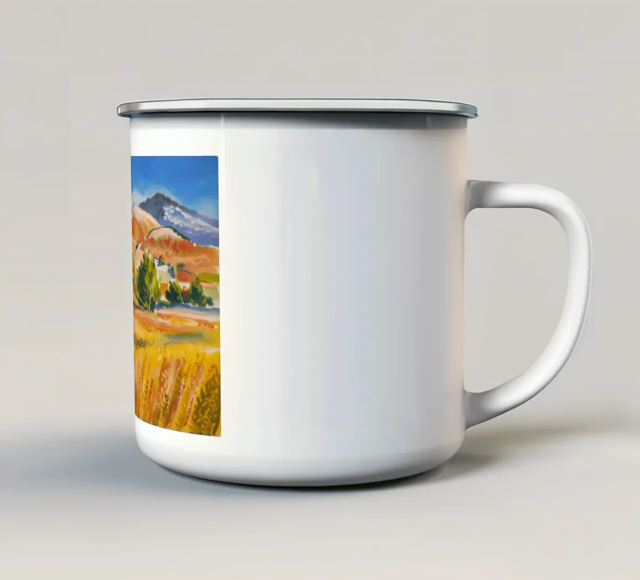 Fattoria dei Campi d'Oro tazza in smalto da Angkasa Mist