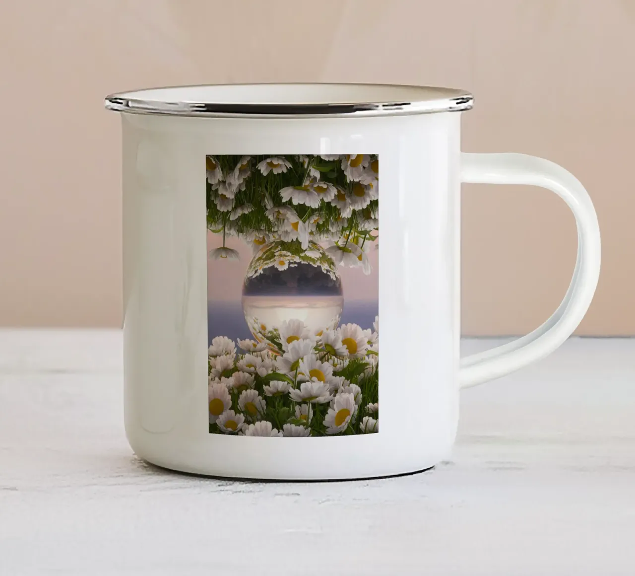 sunflower reflect tazza in smalto da feny