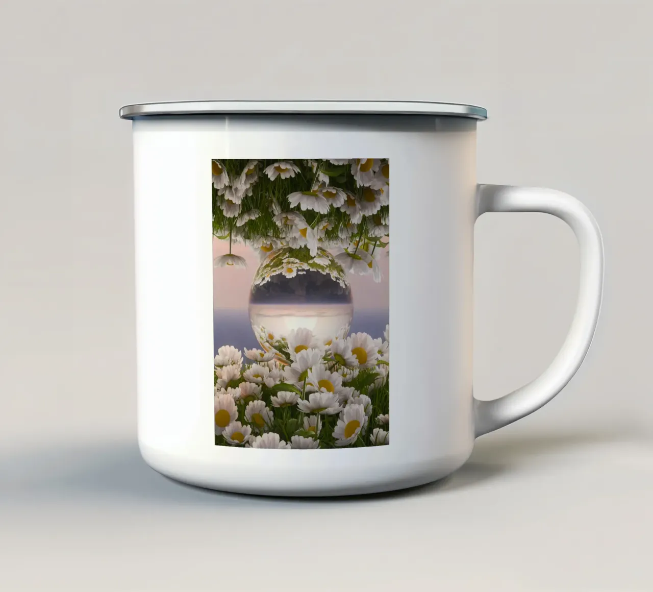 sunflower reflect tazza in smalto da feny