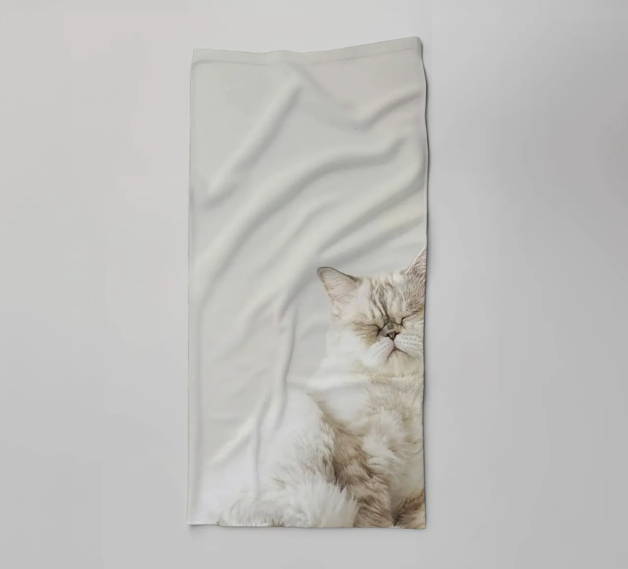 cat chill in shade asciugamano da bagno da feny