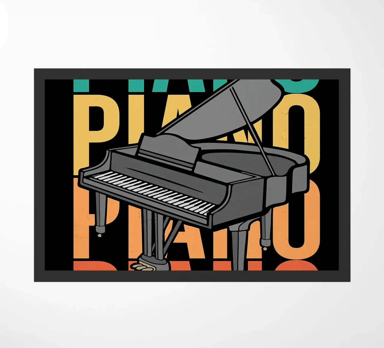 Retro Grand Piano Player zerbino da VintageShop