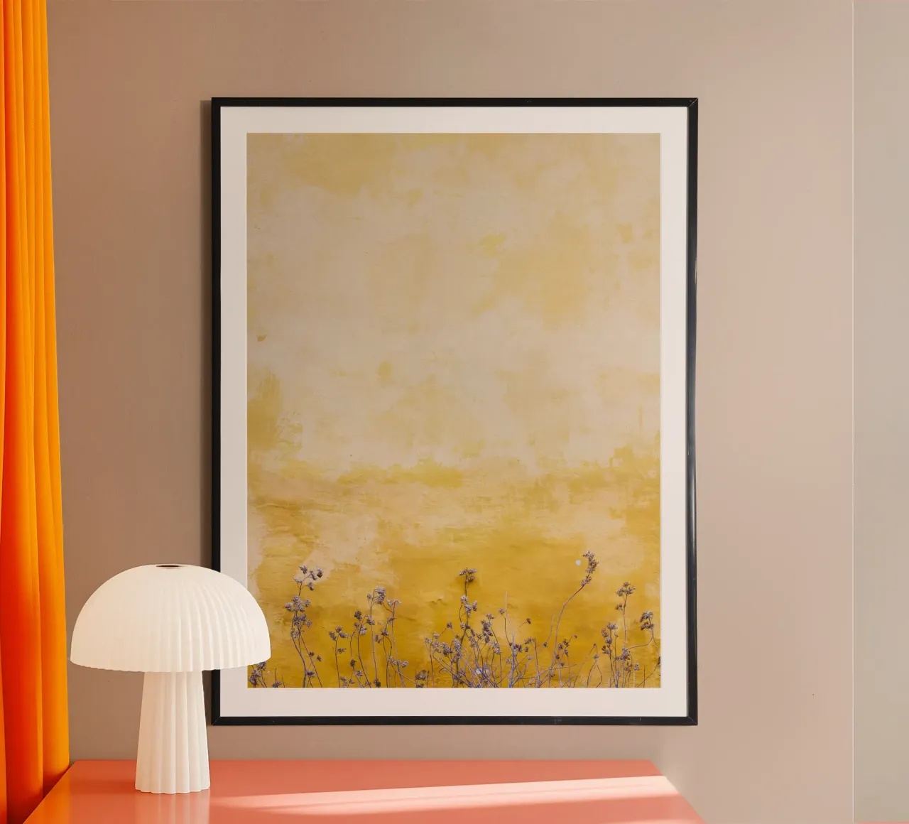 tall grass in yellow shade carta hahnemühle da feny