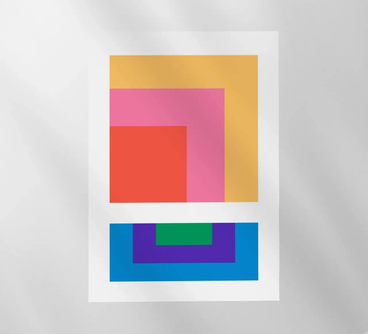 Square retro gradient pellicola backlit da galihstudio