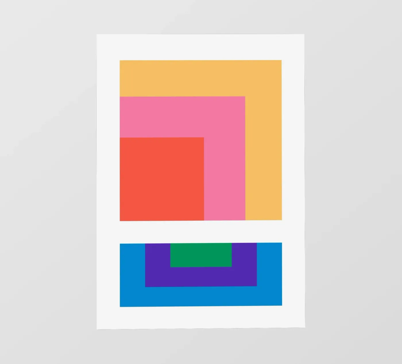 Square retro gradient pellicola backlit da galihstudio