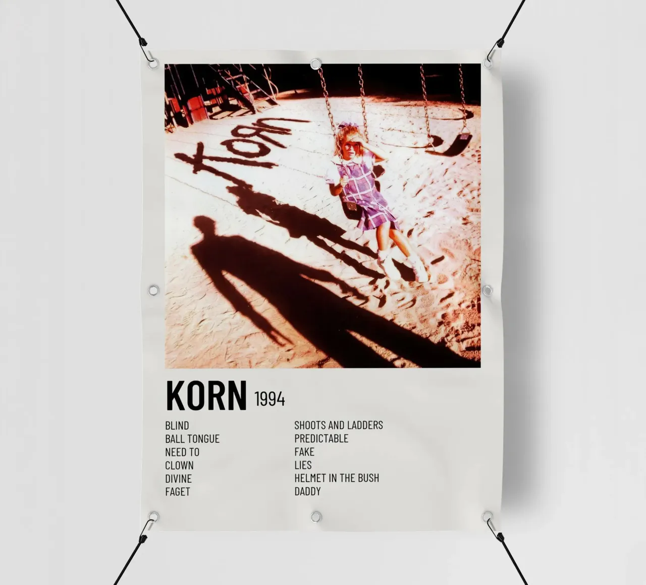 Korn 1994 telo in pvc da Raptor Metafora