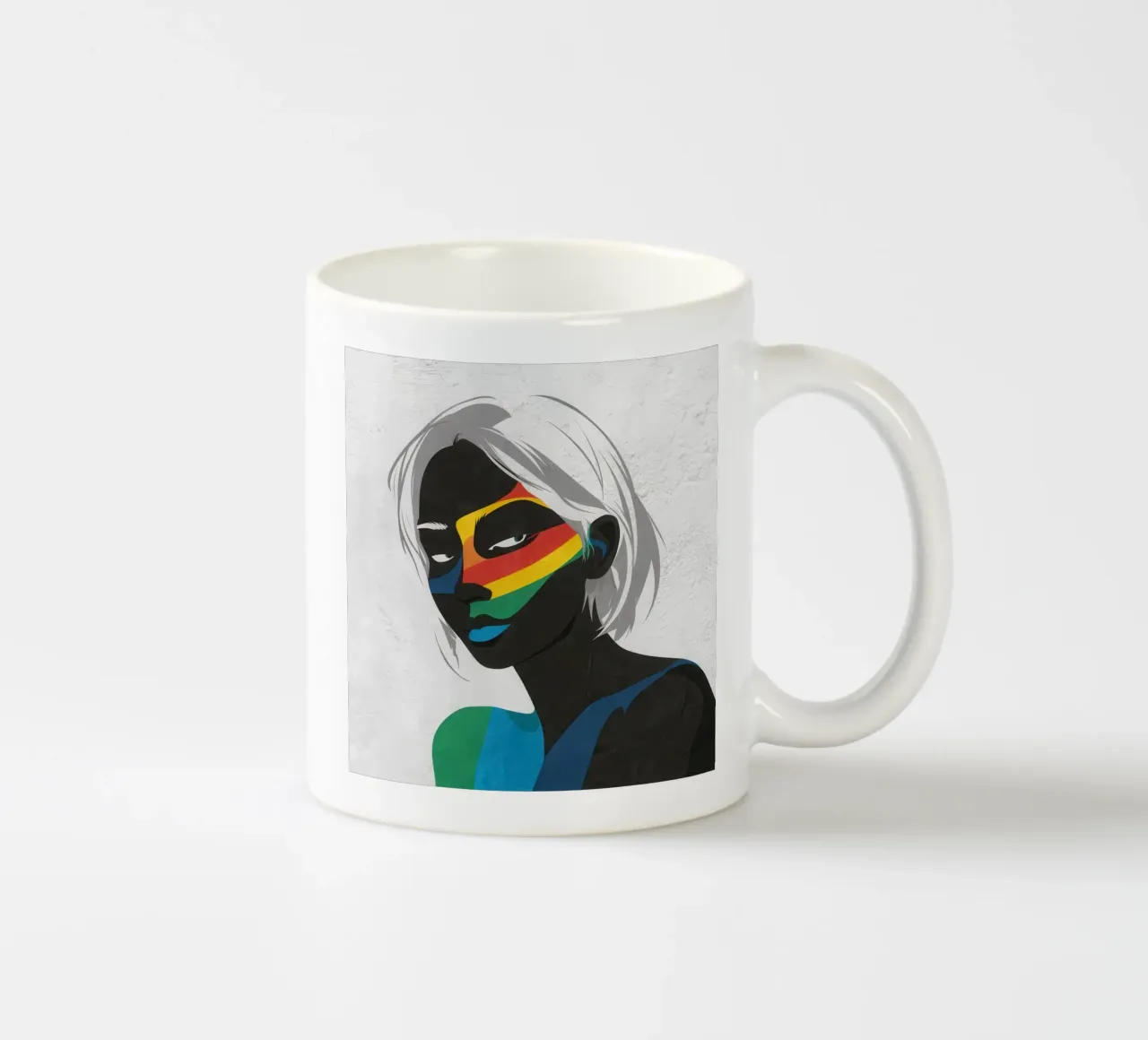 Orgoglio dello sguardo prismatico tazza in ceramica da Katarsis Mann