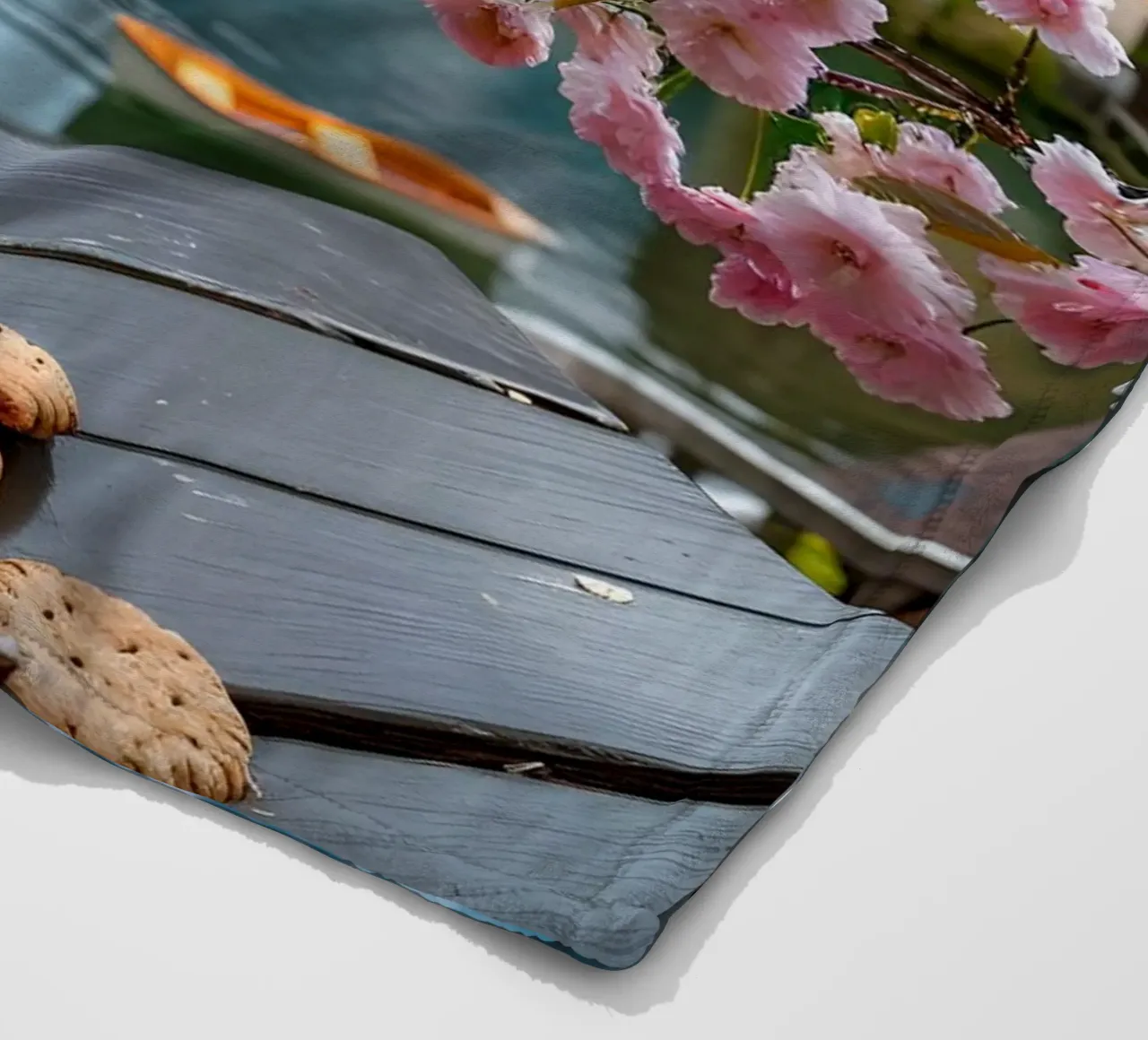 Divertimento sul lago di Hallstatt coperta in pile da M-Ulrich-Digital Art