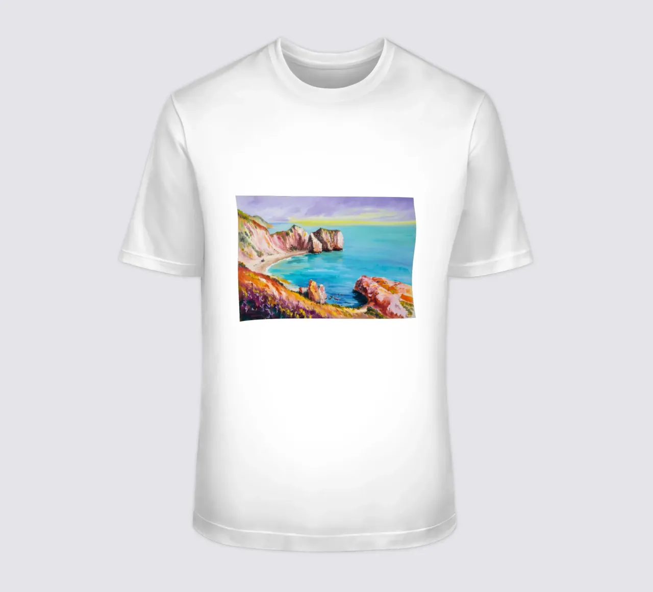 Scogliere di Azure Bay t-shirt da Angkasa Mist