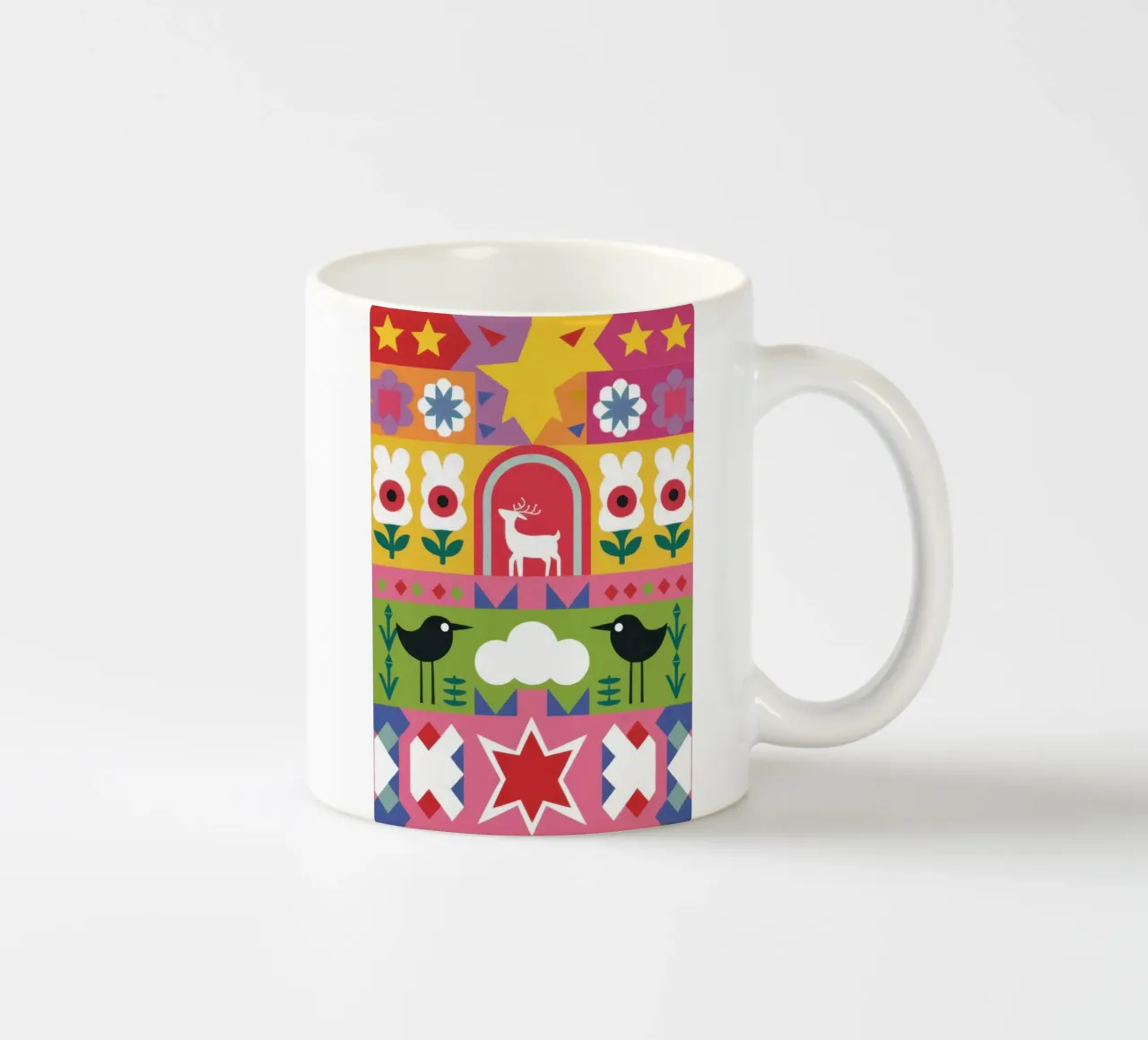 Amici Totem stravaganti tazza in ceramica da Kala Martir