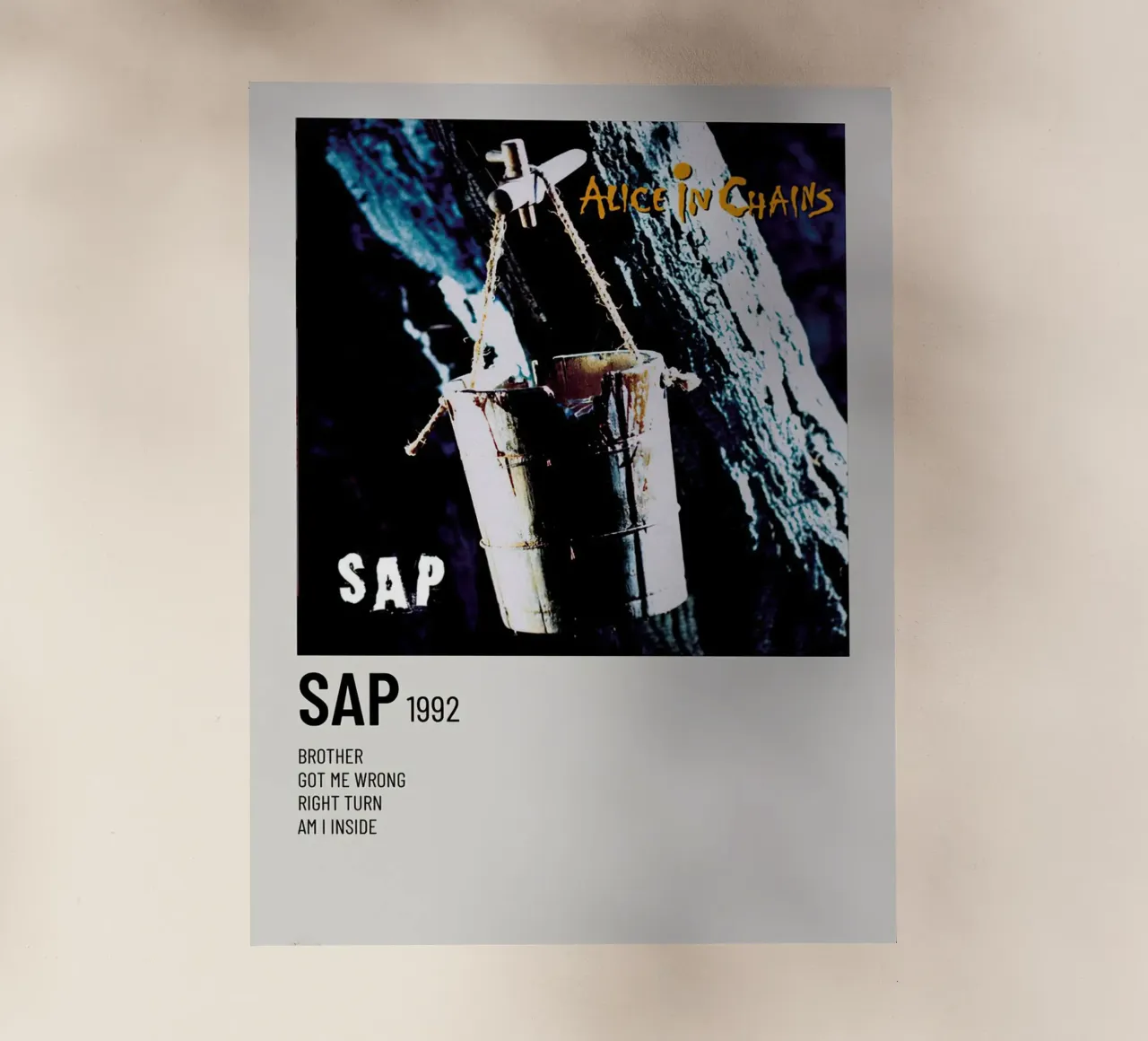 Alice In Chains SAP pellicola backlit da Raptor Metafora