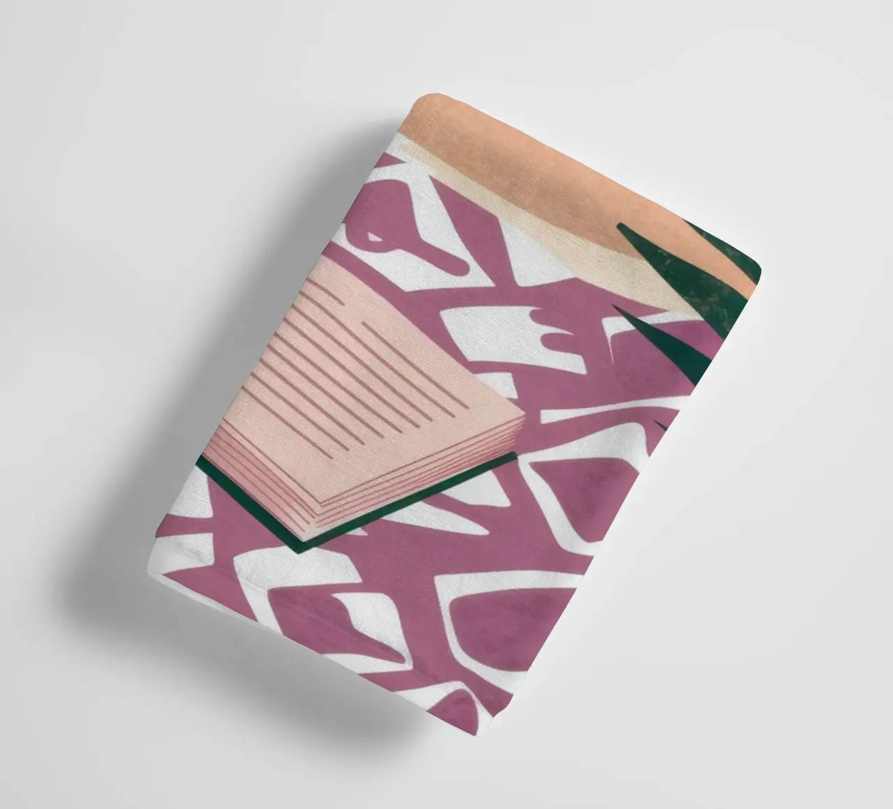 Reading Under Palms towel by Kala Martir