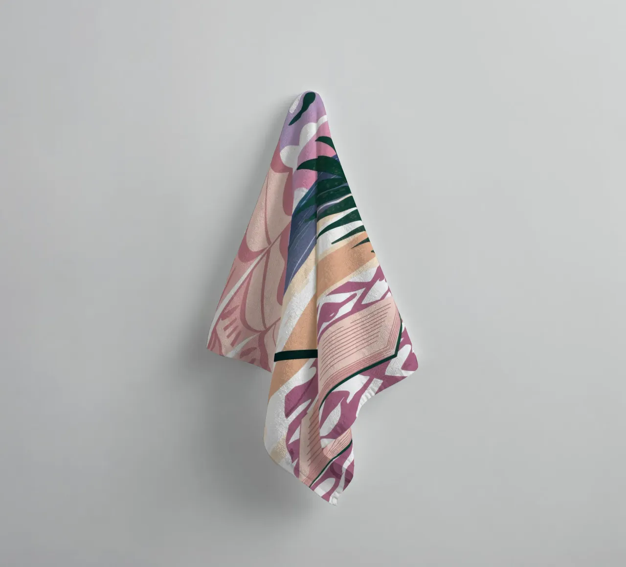 Reading Under Palms towel by Kala Martir