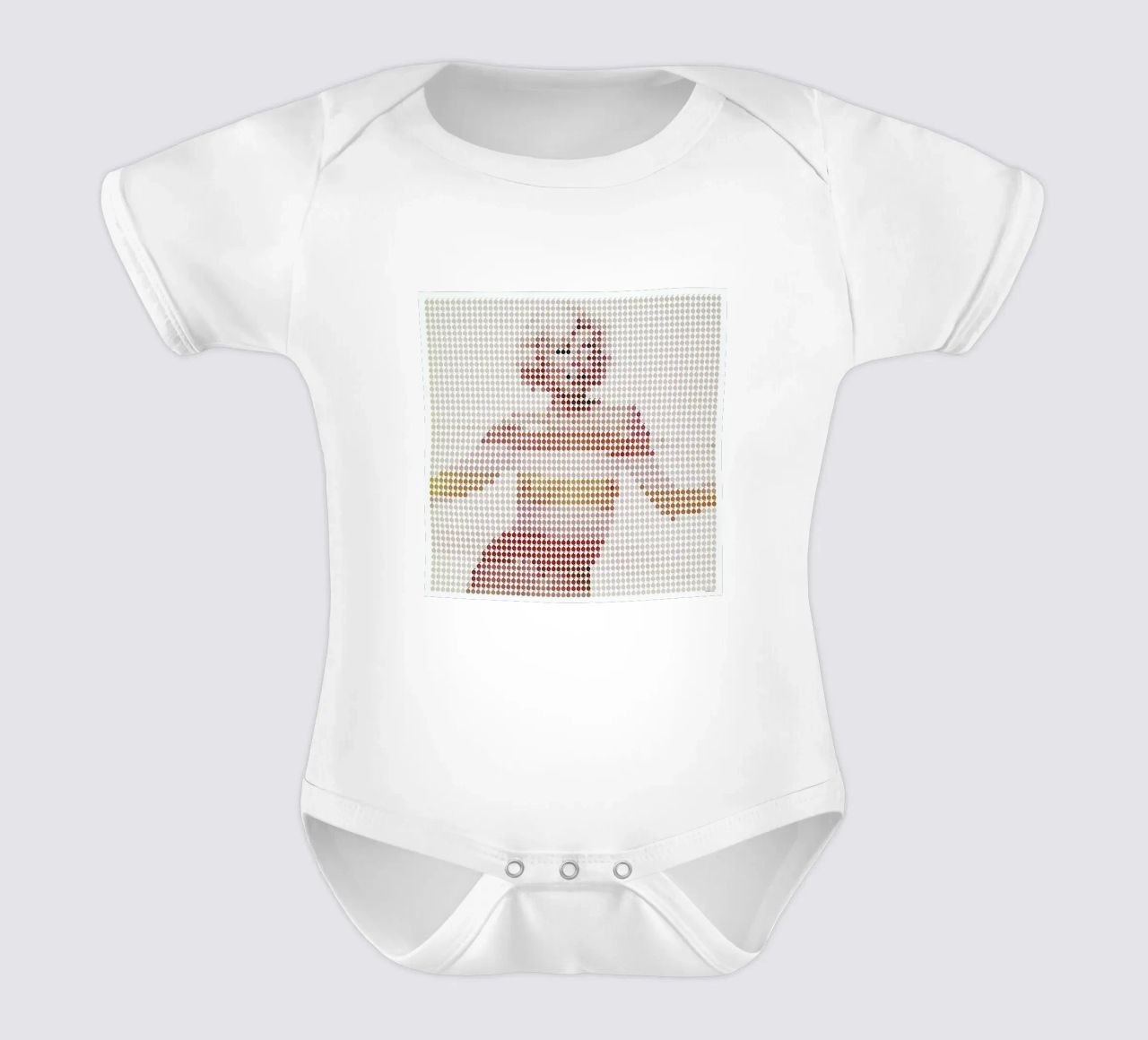 Bombshell Kurzarm Babybody von Robotic Ewe