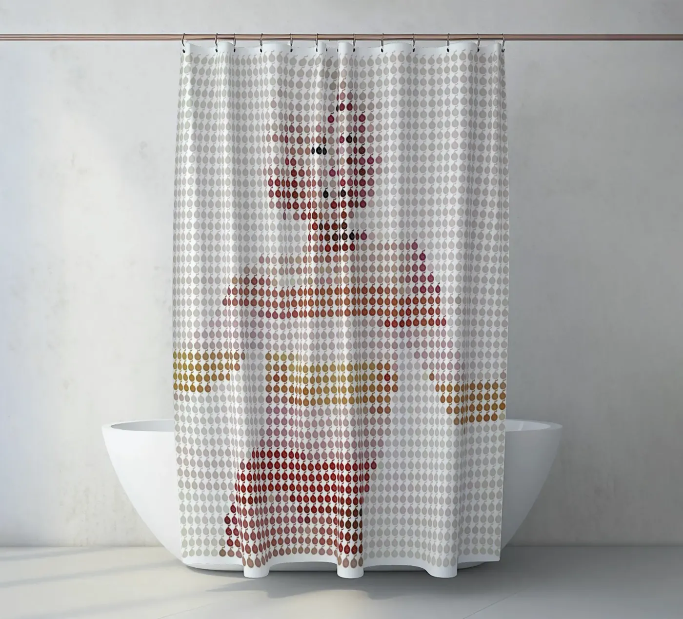 Bombshell douchegordijn van Robotic Ewe