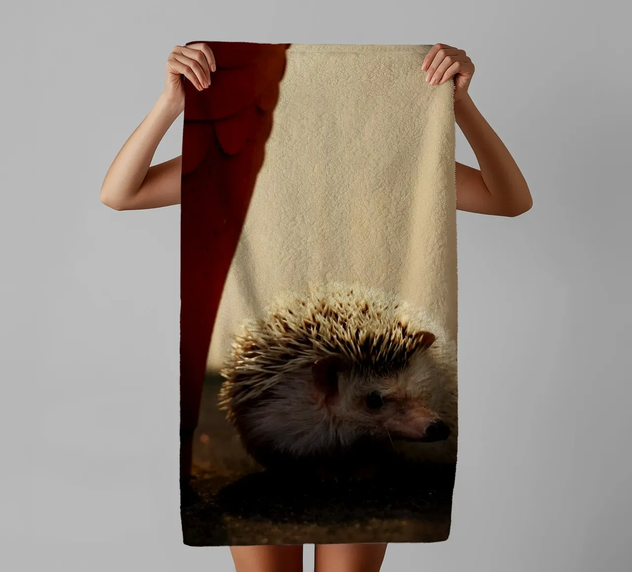 Simple on the outside, strong on the inside towel by Nature's Palette