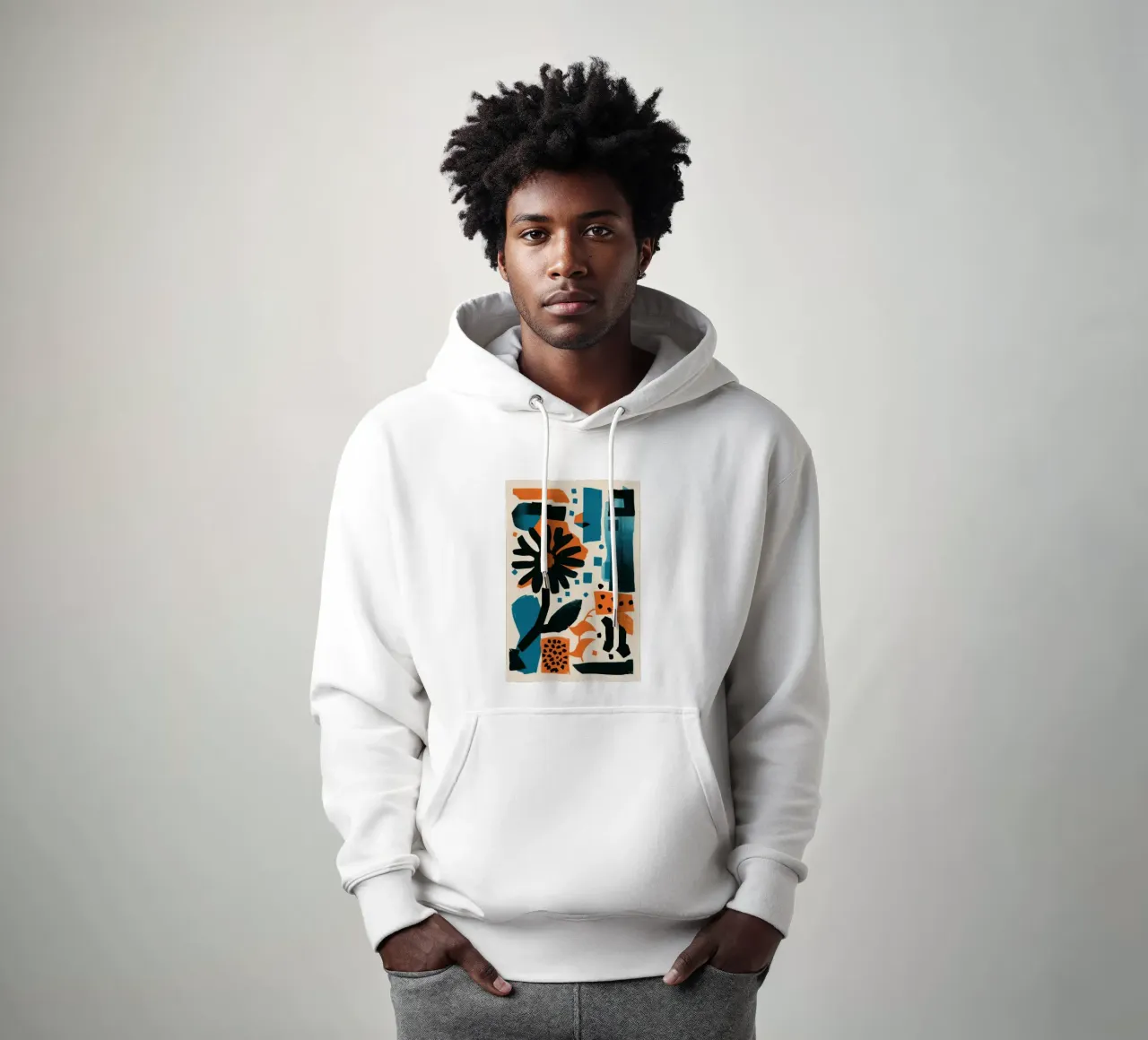 Grafica Noir Bloom felpa con cappuccio da Kala Martir