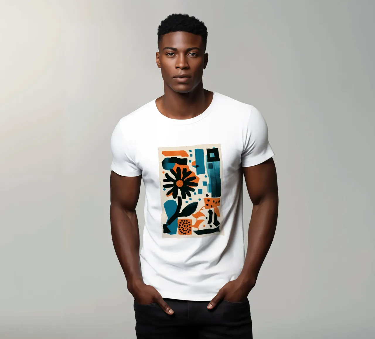 Grafica Noir Bloom t-shirt da Kala Martir