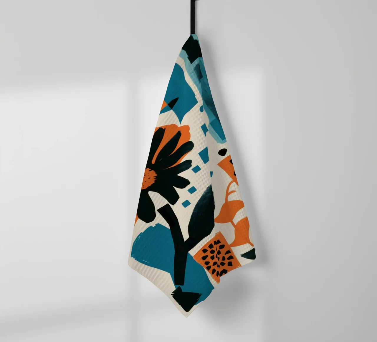 Grafica Noir Bloom canovaccio da cucina da Kala Martir