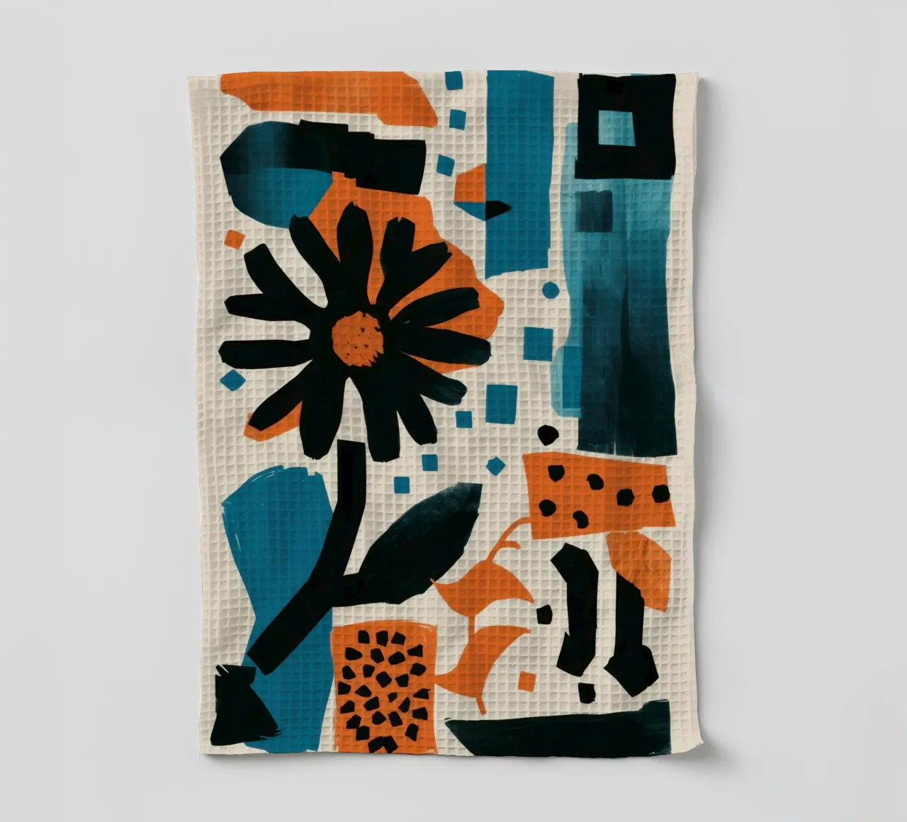 Grafica Noir Bloom canovaccio da cucina da Kala Martir