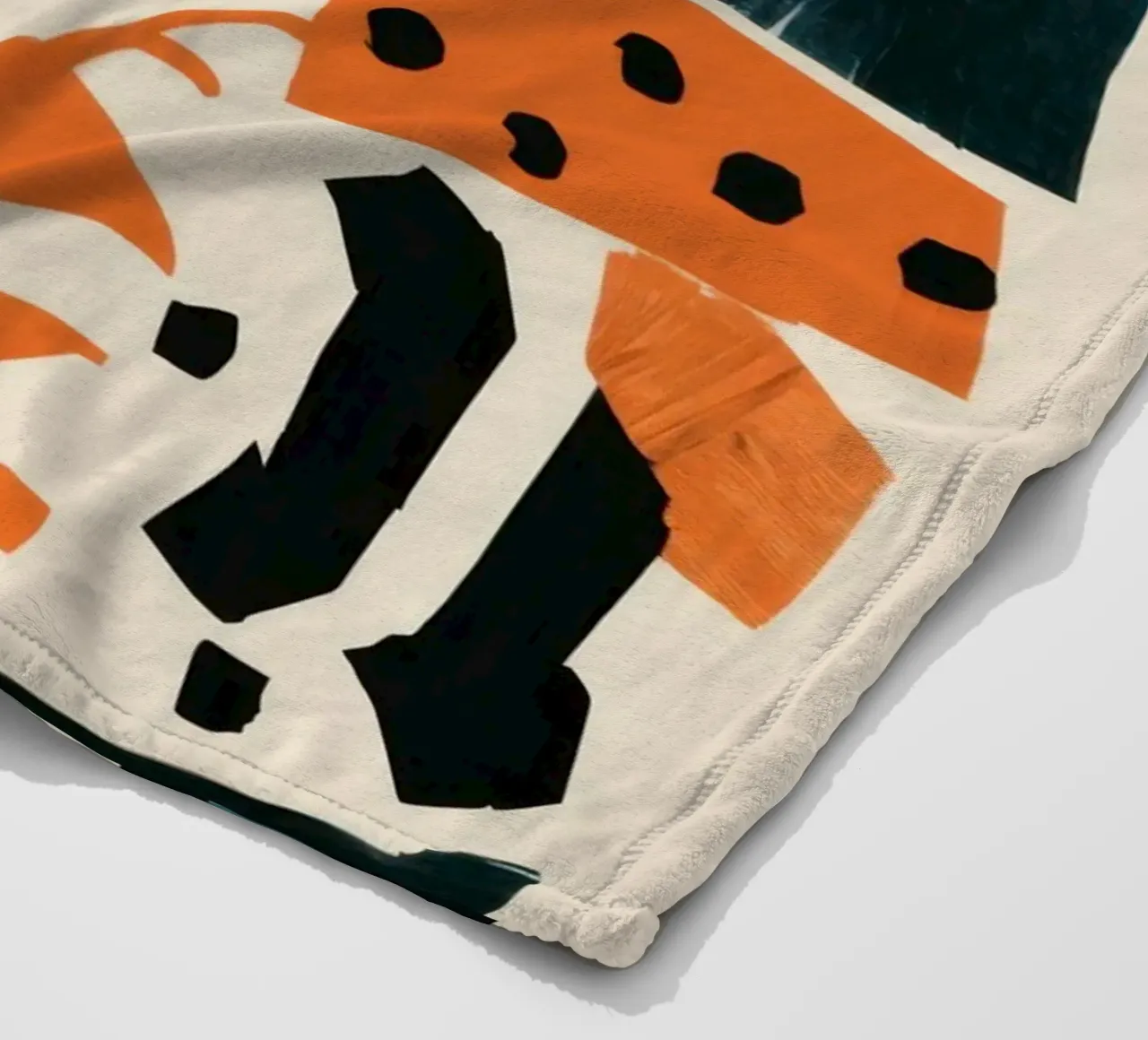 Grafica Noir Bloom coperta in pile da Kala Martir