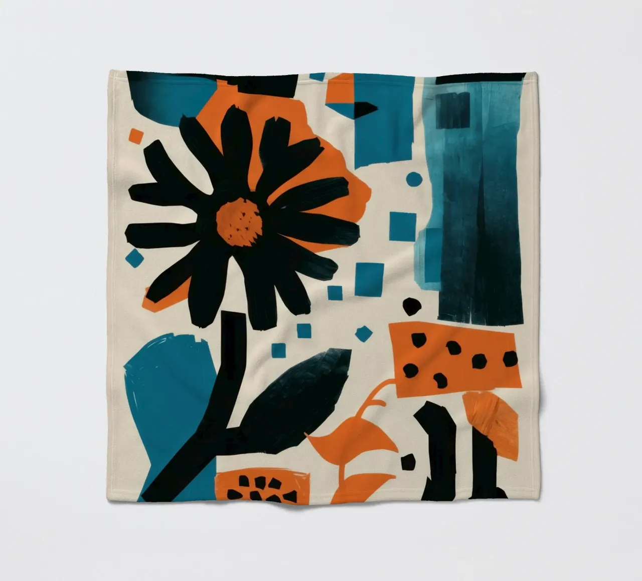 Grafica Noir Bloom coperta in pile da Kala Martir