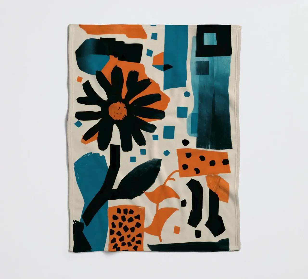 Grafica Noir Bloom coperta in pile da Kala Martir