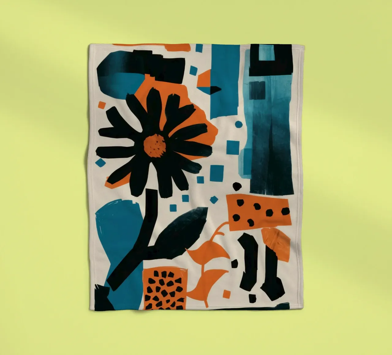 Grafica Noir Bloom coperta in pile da Kala Martir