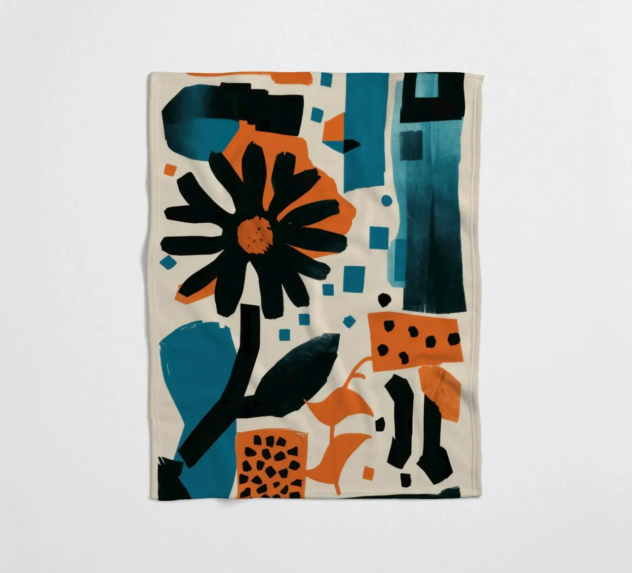 Grafica Noir Bloom coperta in pile da Kala Martir