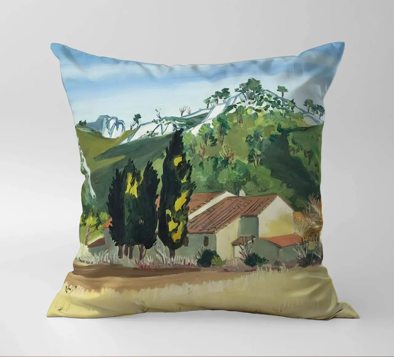 Mas en Provence cuscino da Peteriespinoza Studio