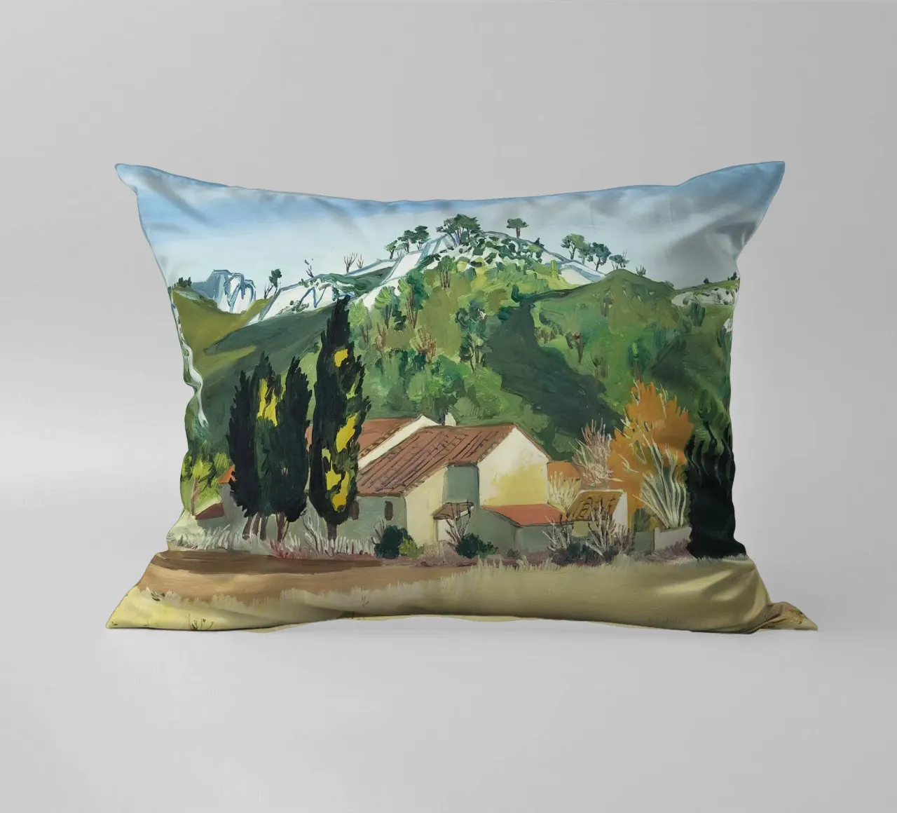 Mas en Provence cuscino da Peteriespinoza Studio
