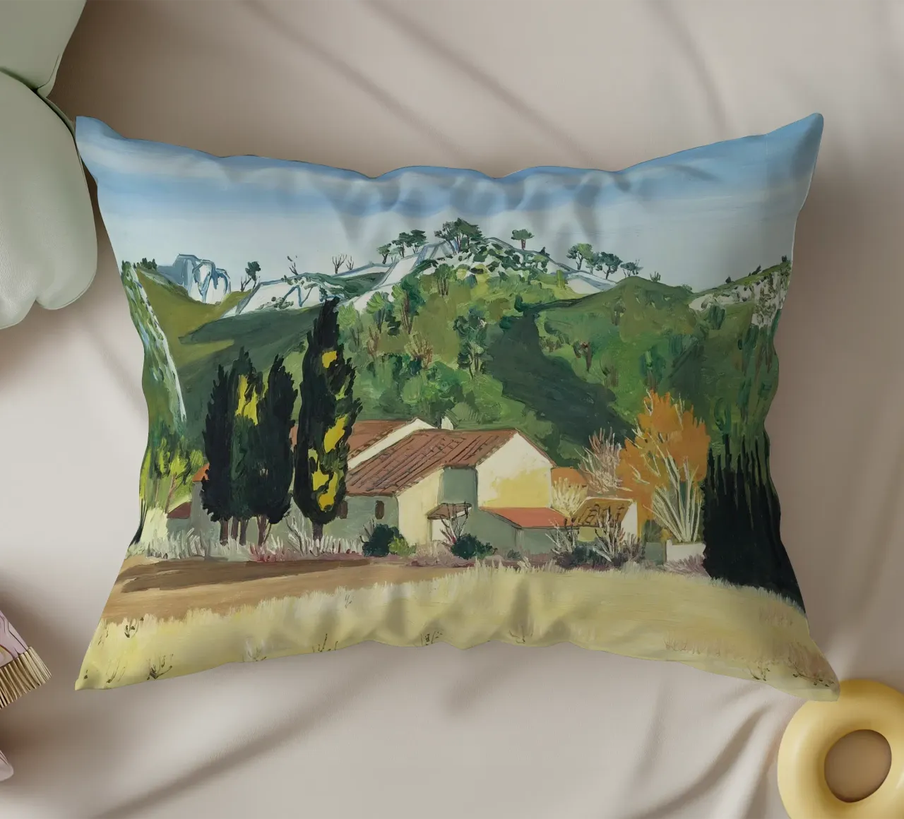 Mas en Provence cuscino da Peteriespinoza Studio