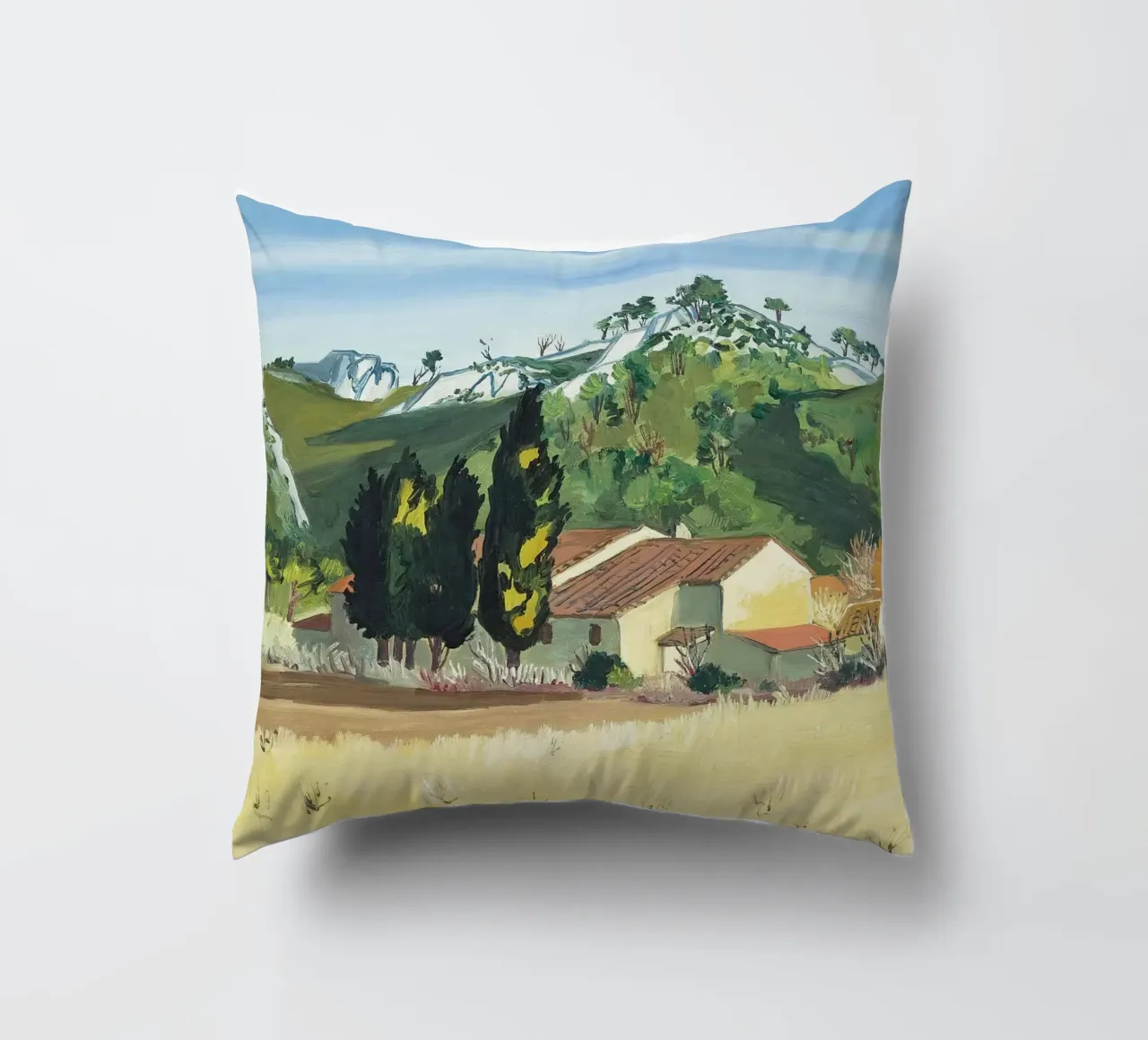 Mas en Provence cuscino da Peteriespinoza Studio