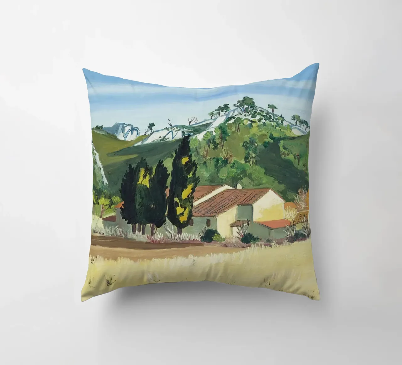 Mas en Provence cuscino da Peteriespinoza Studio