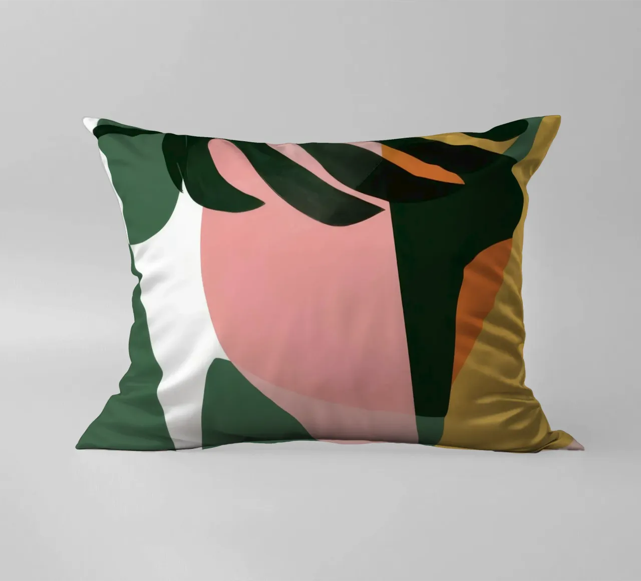 Patchwork di foglie geometriche cuscino da Kala Martir