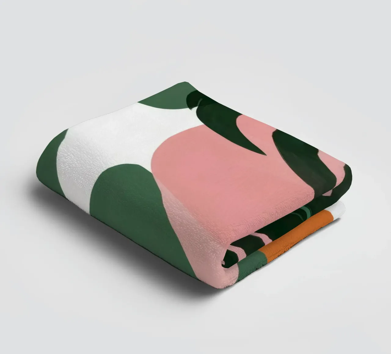 Patchwork di foglie geometriche asciugamano da bagno da Kala Martir