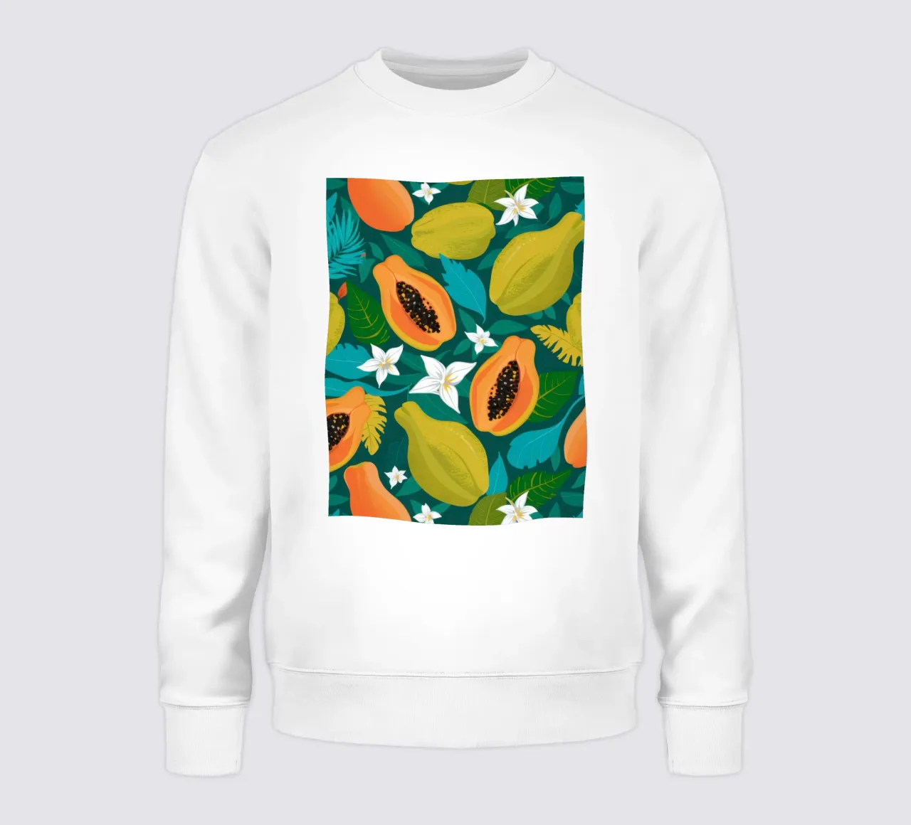 Papaya Jungle Pattern sudadera de Kala Martir