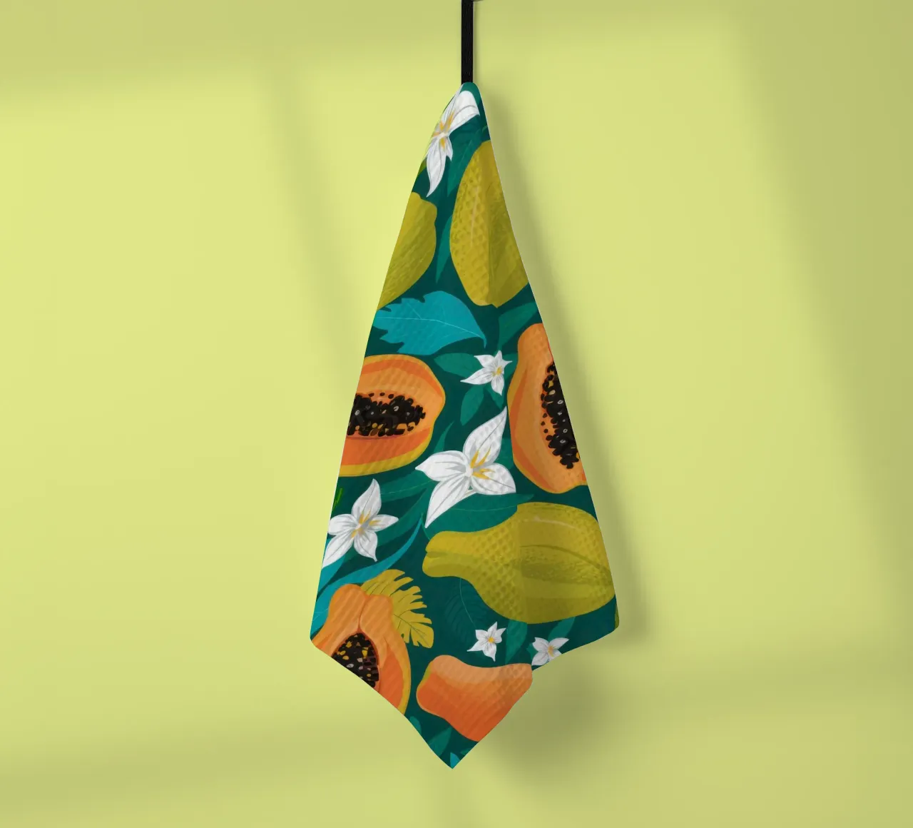 Papaye Jungle Pattern torchon de Kala Martir