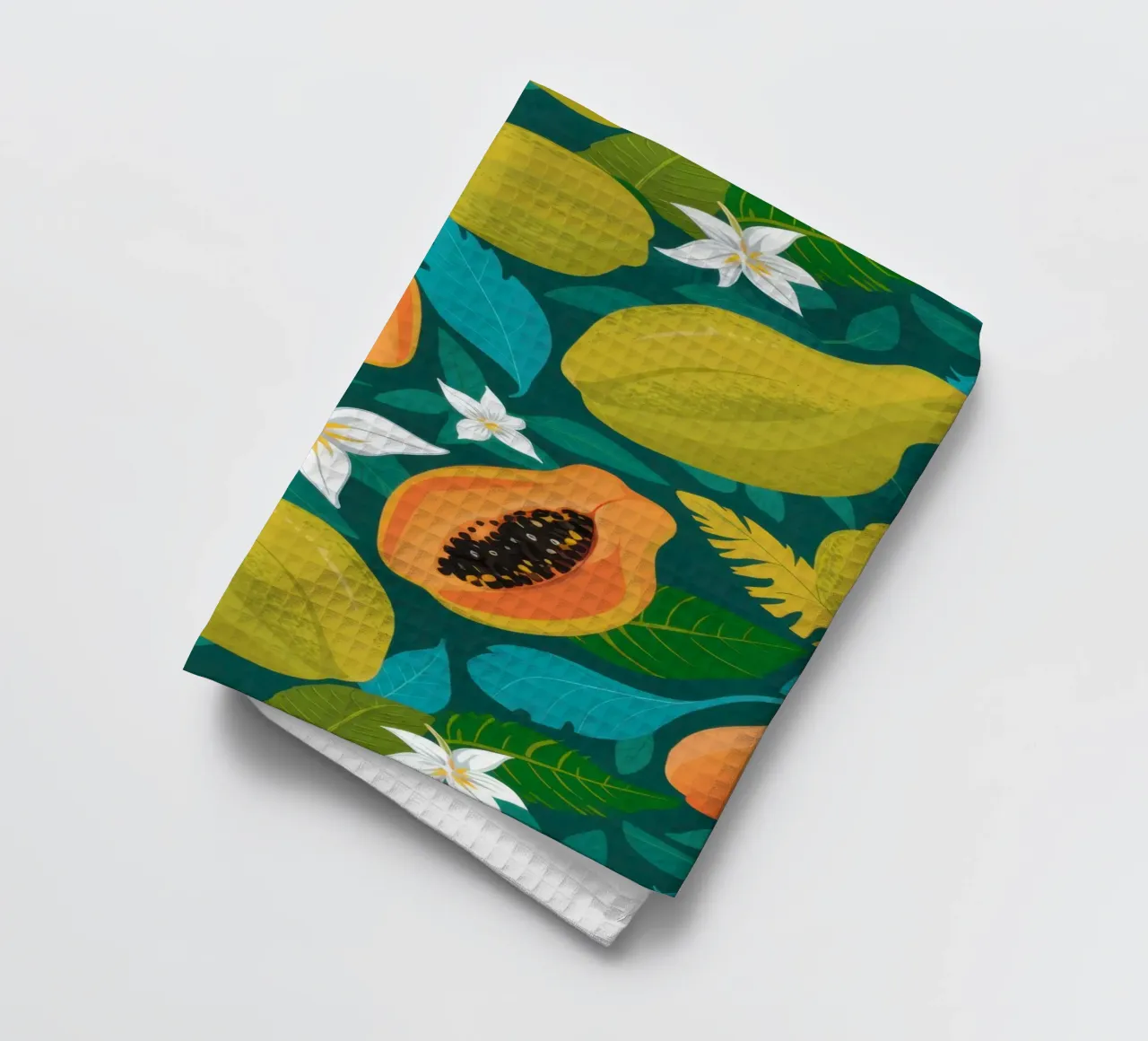Papaye Jungle Pattern torchon de Kala Martir
